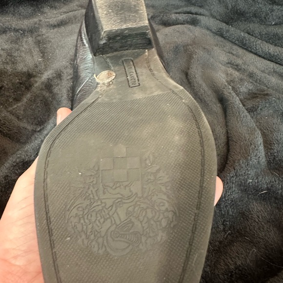 Vince Camuto Cinza Preloved Ankle Boots | western| cowgirl| goth - Picture 8 of 10